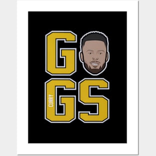 Steph Curry en State Go Gs Posters and Art